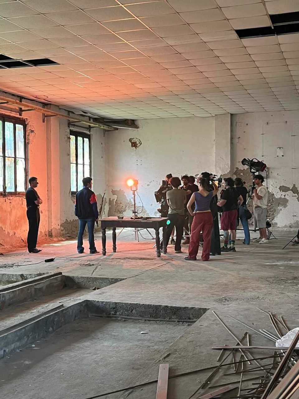 Lighting setup loft pool