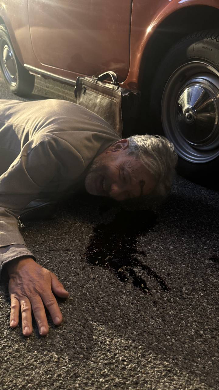 The motorcycle murder sequence