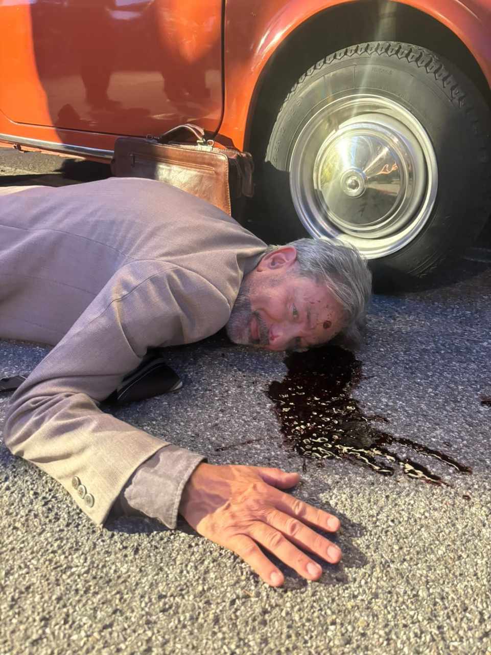 Motorcycle scene actor