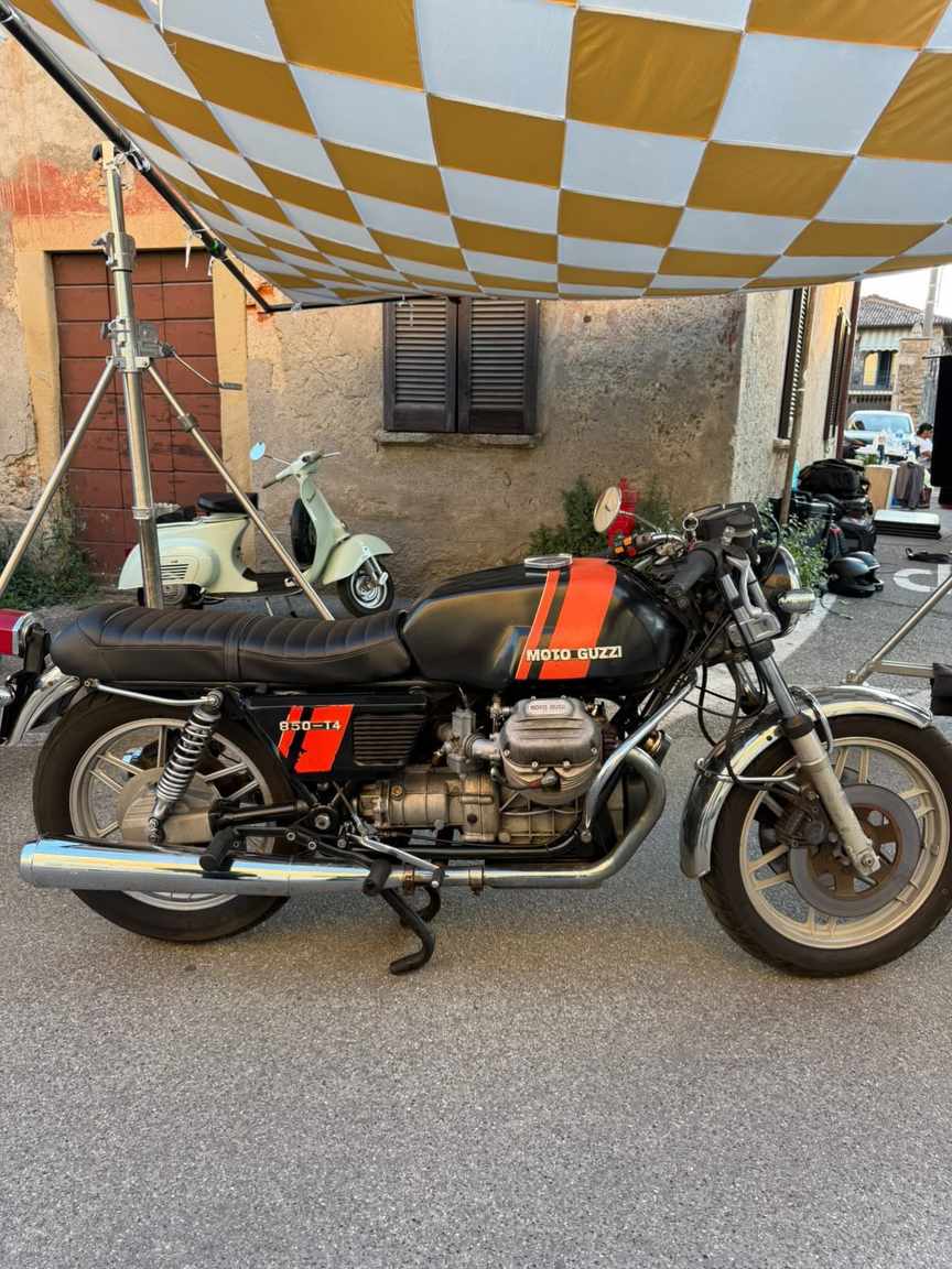 Vintage motorcycle canopy
